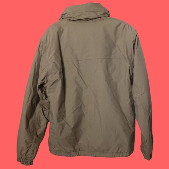 L.L.Bean Vtg Mens Jacket With Fleece Lining & Zip beige Small - Picture 2 of 16